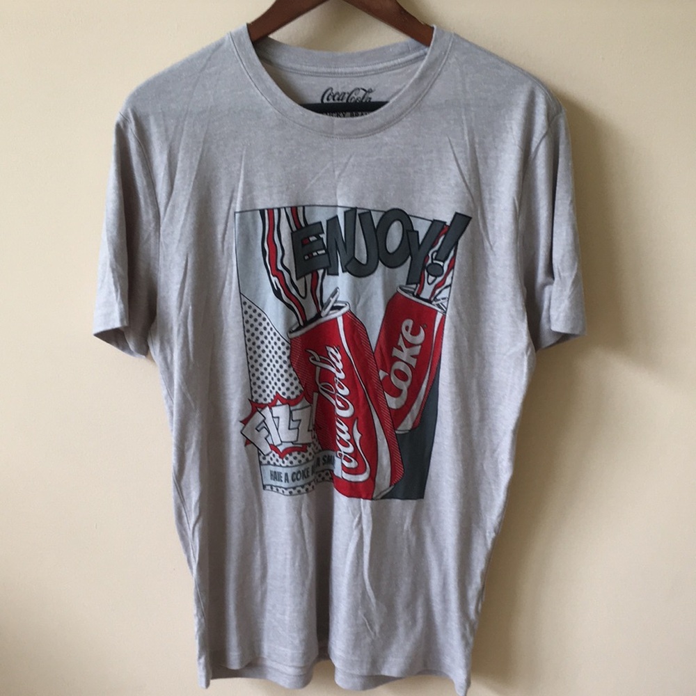 Like-new Lucky Brand x Coca Cola graphic tee